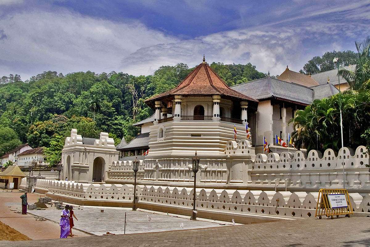Temple of the tooth from Kandy city Stay Kandy Sri Lanka 1