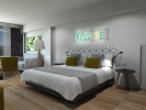 Кровать или кровати в номере Hotel Spa Flamboyan - Caribe