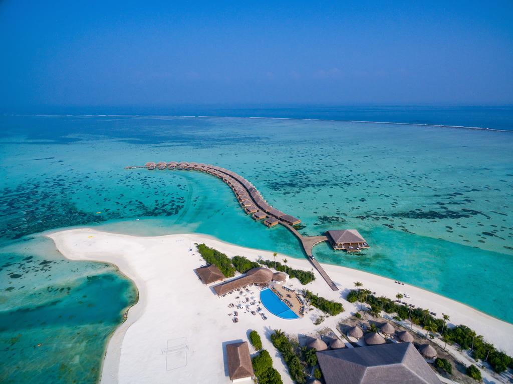 Отель Cocoon Maldives с высоты птичьего полета