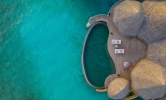 Вид на бассейн в The Nautilus Maldives или окрестностях