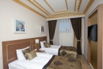 Кровать или кровати в номере Crystal Palace Luxury Resort & Spa - Ultra All Inclusive