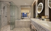 Ванная комната в Waldorf Astoria Dubai Palm Jumeirah