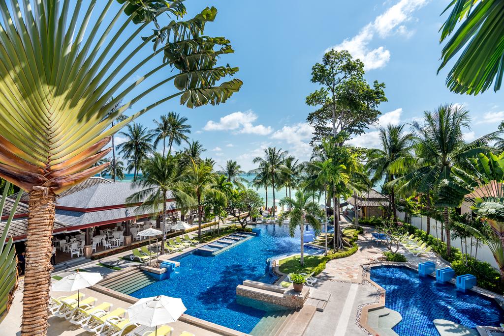Отель Вид на бассейн в Novotel Samui Resort Chaweng Beach Kandaburi или окрестностях