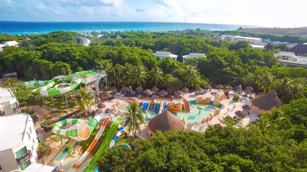 Отель Sandos Caracol Eco Resort All Inclusive с высоты птичьего полета