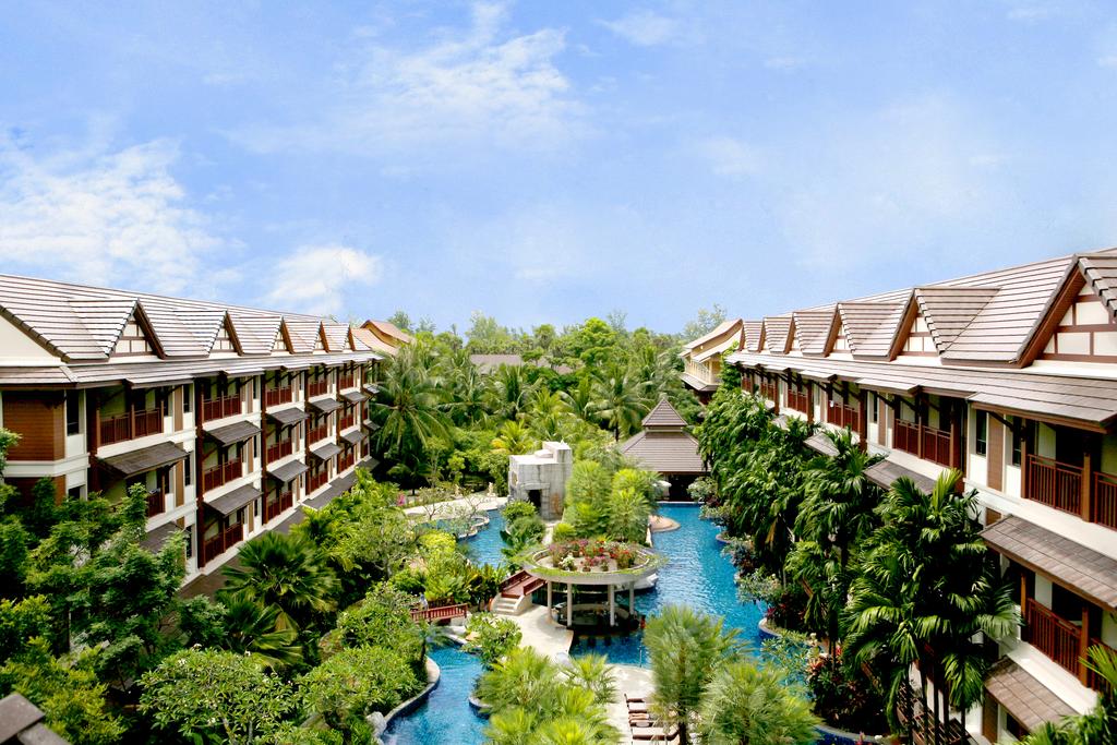Отель Kata Palm Resort & Spa с высоты птичьего полета