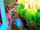 Вид на сад в Palm Beach Hotel Bali или окрестностях