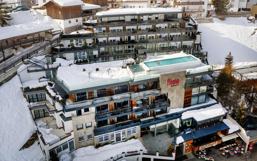Отель Hotel Fliana Ischgl зимой