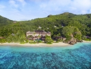 DoubleTree by Hilton Seychelles Allamanda Resort & Spa с высоты птичьего полета
