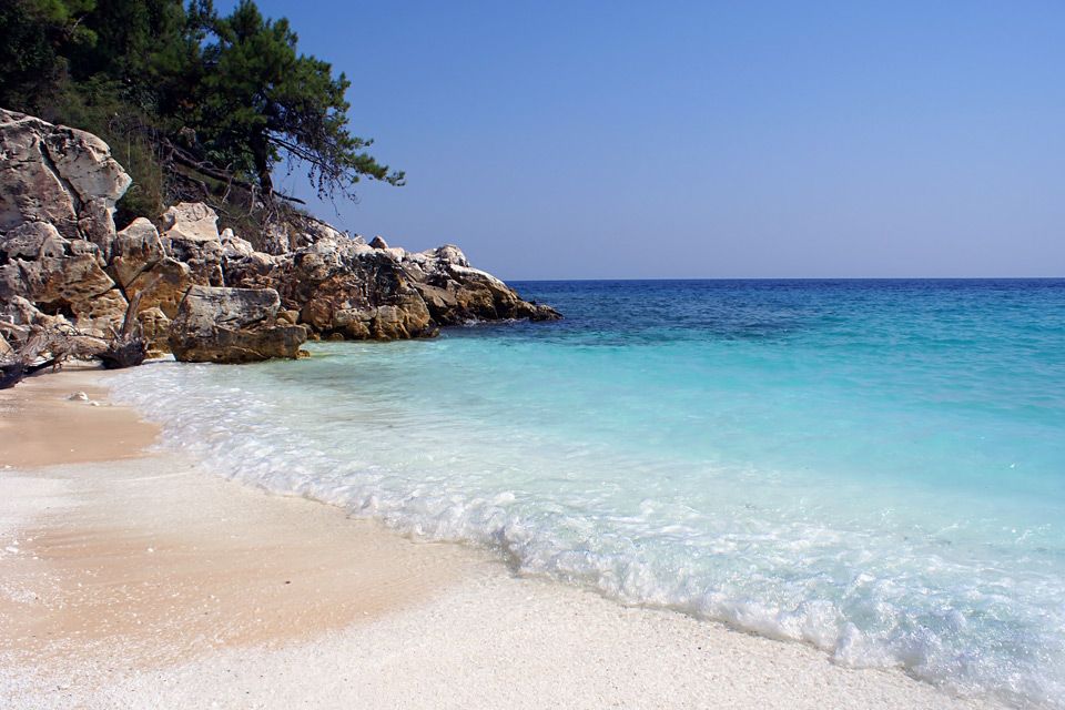 Мраморный пляж о. Тасос Греция