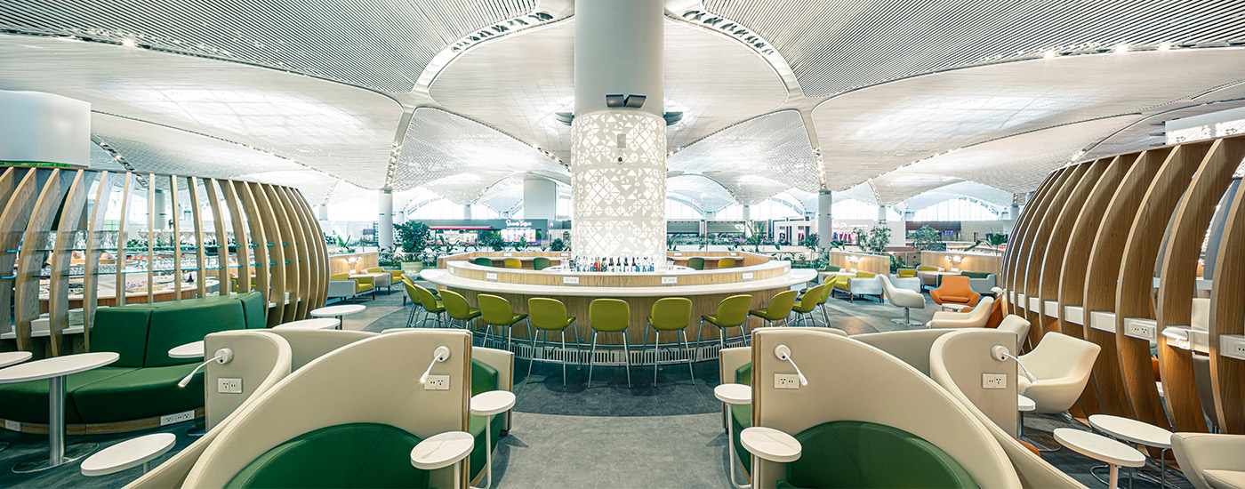 SkyTeam Lounge at the new Istanbul Airport