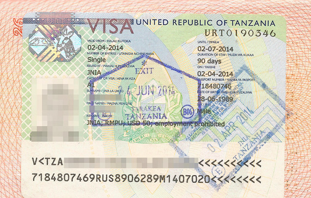 Виза Танзания