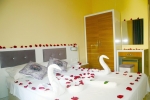 Кровать или кровати в номере Saygılı Beach Hotel
