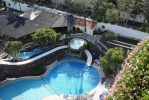 Вид на бассейн в Spring Hotel Bitácora или окрестностях