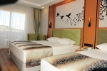 Кровать или кровати в номере Sealife Buket Resort & Beach Hotel