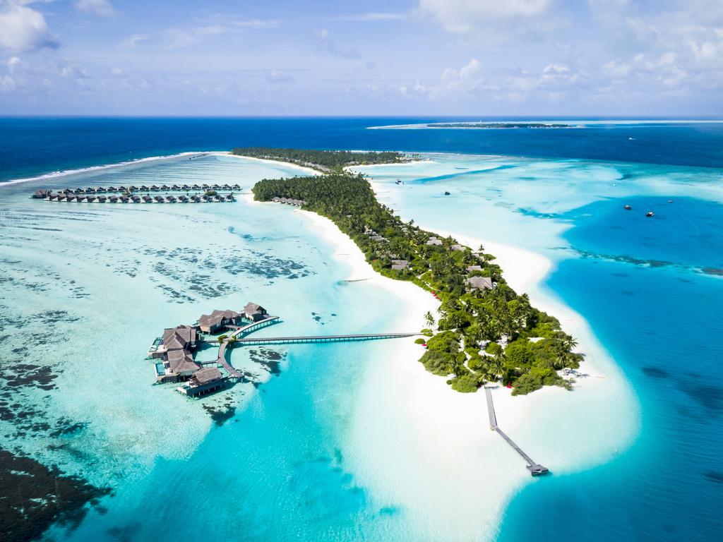 Отель Niyama Private Islands Maldives с высоты птичьего полета