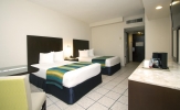 Кровать или кровати в номере Crown Paradise Club Cancun - Все включено