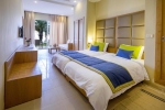 Кровать или кровати в номере Hotel Bel Azur Thalasso & Bungalows