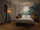 Кровать или кровати в номере L'Azure Resort and Spa