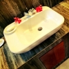 Ванная комната в Hotel Eva Lanka