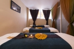 Кровать или кровати в номере Galliot Hotel