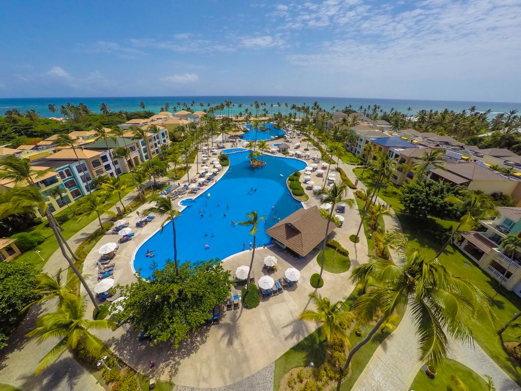 Отель Ocean Blue & Sand Beach Resort - All Inclusive с высоты птичьего полета