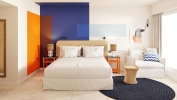 Кровать или кровати в номере Room Mate Olivia