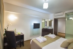 Кровать или кровати в номере Amorgos Boutique Hotel