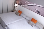 Кровать или кровати в номере Ohtels Playa de Oro