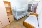 Двухъярусная кровать или двухъярусные кровати в номере Kolaveri Resort