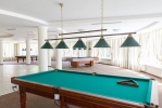 A billiards table at Health Resort Plissa