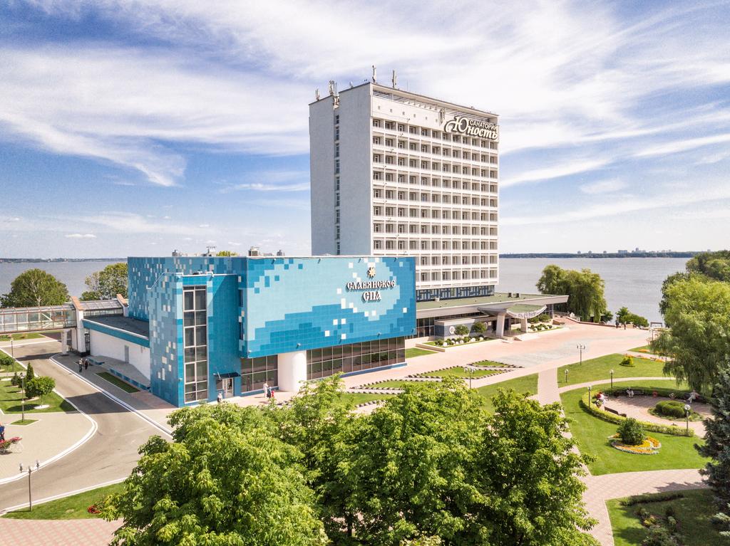 Отель The building in which the health resort is located