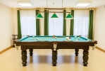 A billiards table at Sanatoriy Sputnik