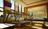 The fitness centre and/or fitness facilities at Beijing Hotel Minsk
