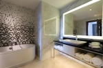 A bathroom at Renaissance Minsk Hotel