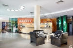The lobby or reception area at Victoria Hotel & Business centre Minsk
