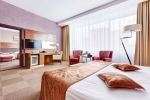 Кровать или кровати в номере Виктория Олимп Отель и бизнес-центр Минск