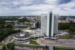 A bird's-eye view of Belarus Hotel