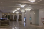 The lobby or reception area at Belarus Hotel