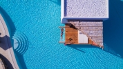 Вид на бассейн в Stella Island Luxury Resort & Spa (Adults Only) или окрестностях