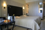 Кровать или кровати в номере Hotel Aziza Thalasso Golf Adult Only