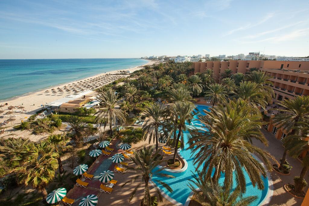 Отель El Ksar Resort & Thalasso с высоты птичьего полета