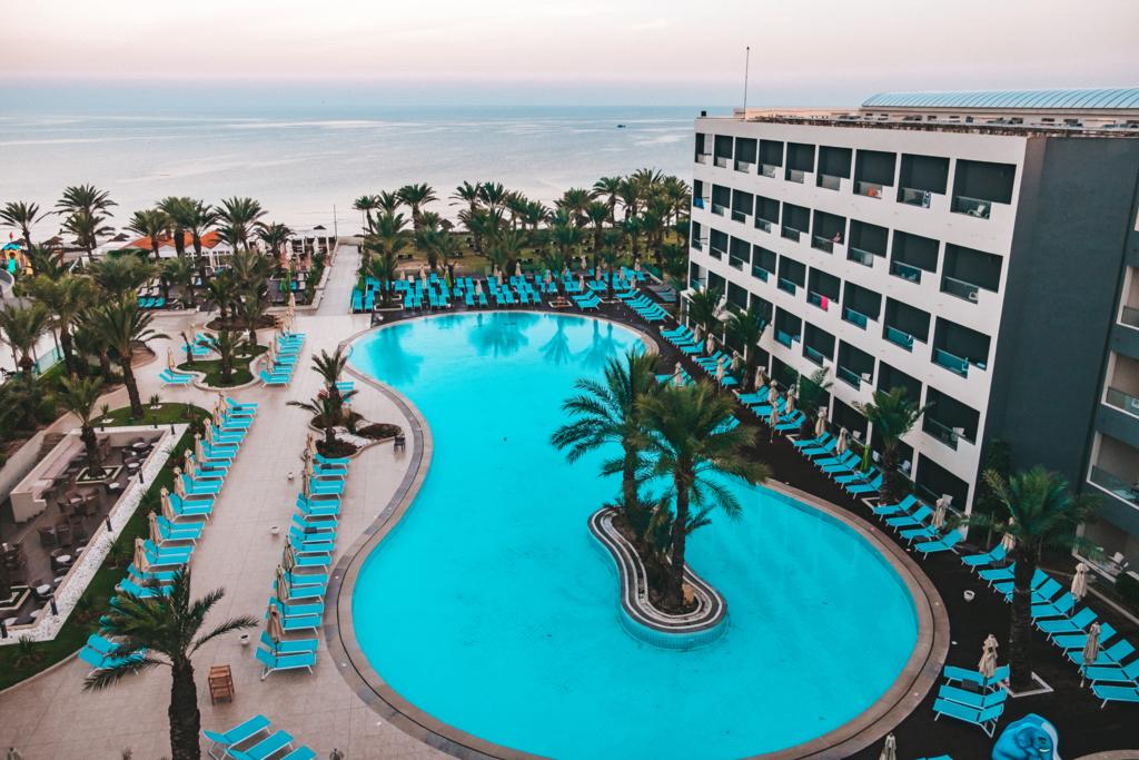 Отель Вид на бассейн в Vincci Rosa Beach Monastir или окрестностях