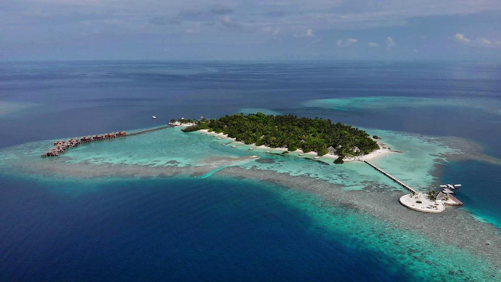 Nika Island Resort & Spa, Maldives с высоты птичьего полета 