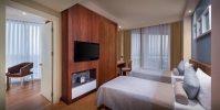 Кровать или кровати в номере Baia Lara Hotel 