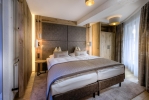Кровать или кровати в номере Hotel Brigitte