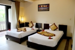 Кровать или кровати в номере Champa Resort & Spa
