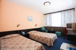 Кровать или кровати в номере Отель Добруджа
