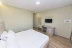 Кровать или кровати в номере Hotel Jaroal