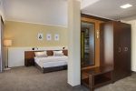 Кровать или кровати в номере Hotel Nobel