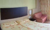 Кровать или кровати в номере Hotel Blaumar